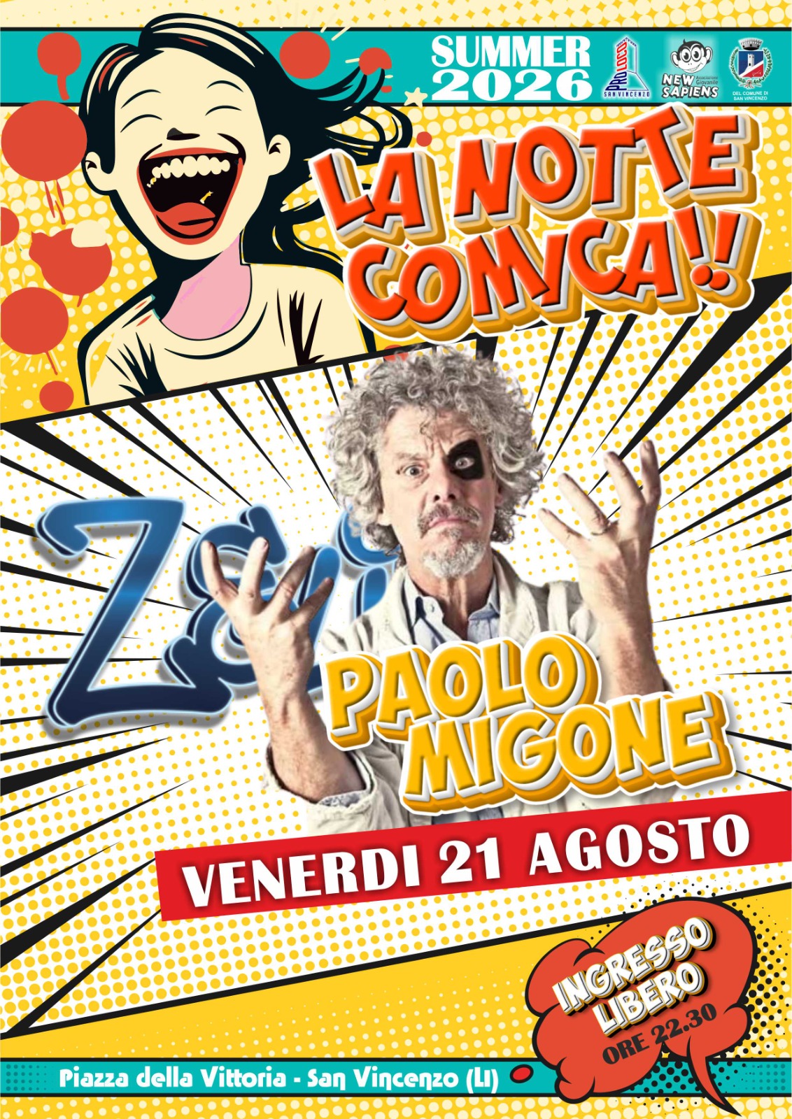 La Notte Comica, con Paolo Migone